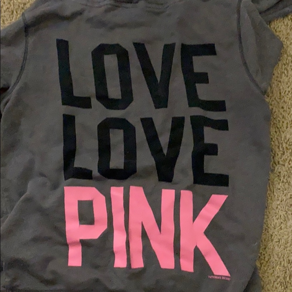 Pink Zip up sweater